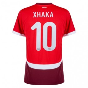 Sveits Xhaka 10 EM Hjemmedrakt 2024